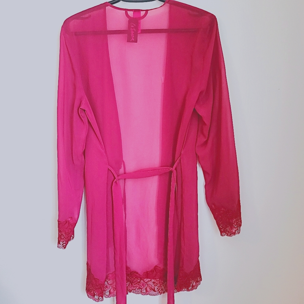 Silk Pink Robe